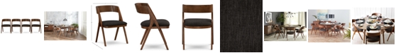 Furniture Oslo Dining Chair, 4-Pc. Set (Set of 4 Chairs), Created for Macy's